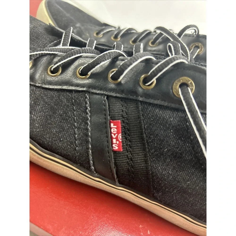 Levis‎ Shoes Mens Size 10 Black Comfort Casual Work Laces Chukka Style